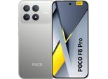 XIAOMI Smartphone "POCO F8 Pro", Energieeffizienz: A (A-G), titanium silber, 512 GB, Mobiltelefone