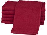 Gästehandtuch ROSS "Premium", rot (granat), B:30cm L:50cm, Frottier, Obermaterial: 100% Baumwolle, Handtücher, 100% Baumwolle
