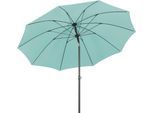 Marktschirm SCHNEIDER SCHIRME "Tarifa", mint, Obermaterial: 100% Polyester, Standschirme, Marktschirm, 270 cm