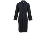 Unisex-Bademantel CARL ROSS "41110" Gr. S, blau (night blau), S, Walkfrottier, Hausmäntel, Unisex-Bademantel, Midilänge
