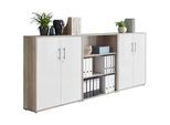 Aktenschrank Office Edition Sw Sonoma Eiche/Weiß