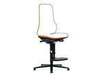 bimos Arbeitsstuhl Neon Basisst. Gleiter Aufstiegh. Flexb. orange Sitzh. 590-870 ohne Polster (9571-9999-3279)