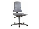 bimos Arbeitsdrehstuhl Sintec Sitz und Rückenlehne aus Kunststoff mit Gleiter (9800-1000)