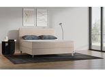 BRUNO Boxspringbett Premium 180x200cm in Beige | Matratzen-Härtegrad: Links H2 / Rechts H3 | mehrfach ausgezeichnet in Design & Qualität