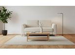 BRUNO Schlafsofa 140cm in Beige | Klassik | stabiles Massivholz & Boxspringkomfort