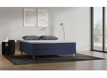 BRUNO Boxspringbett Premium 160x200cm in Blau | Matratzen-Härtegrad: Links H2 / Rechts H3 | mehrfach ausgezeichnet in Design & Qualität