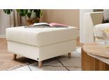 BRUNO Hocker 70x70 in Beige | Gemütliche Ablage und praktische Aufbewahrung