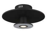 GLOBO LIGHTING LED Deckenleuchte "CARTER", schwarz, Ø 38cm H: 18cm, 1 Stk., Leuchten, Deckenlampe/3 Stufen bei Lichtschein/Wohnzimmer, LED Deckenleuchte