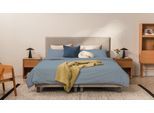 BRUNO Bettwäsche in Blau | Made in Portugal | Hautfreundlich & schadstoffgeprüft gemäß Öko-Tex Standard 100