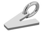 Buchstabenanhänger ADELIA´S "Unisex Anhänger – Buchstabe N Buchstabenanhänger aus 925 Silber", silber, Schmuckanhänger, Damen, Silber 925 (Sterlingsilber), Perfekt als Geschenk für besondere Menschen