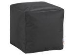 Boxxx Sitzwürfel , Schwarz , Textil , Füllung: Styroporkugeln , 40x40x40 cm , Wohnzimmer, Sessel, Hocker, Sitzwürfel