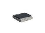 Wohndecke GANT "Wohndecken LOGO THROW 1er Pack" Gr. 130, grau, B:130cm, Obermaterial: 70% Wolle WO. 20% Polyacryl PAN. 10% Polyamid PA., Wohndecken, Wohndecke