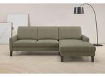 Ecksofa HOME AFFAIRE, oliv, B:244cm H:86cm T:164cm, 100% Polyester, Sofas, Ecksofa, inkl. saugroboterfreundliche Höhe & schmale Armlehnen