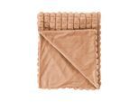 Tagesdecke KAYOOM "Decke Spa Essence 125", pfirsich, B:150cm L:200cm, Polyester, Tagesdecken, Tagesdecke