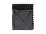 Tagesdecke KAYOOM "Decke Spa Essence 125", graphit, B:150cm L:200cm, Polyester, Tagesdecken, Tagesdecke