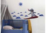 Wandtattoo KOMAR "Disney Stitch Live Action", blau, B:70cm H:50cm, Wandtattoos, Wandtattoo, 70 x 50 cm (Breite x Höhe)