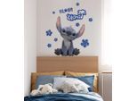 Wandtattoo KOMAR "Disney Lilo and Stitch Live Action Ohana", blau, B:50cm H:70cm, Wandtattoos, Wandtattoo, 50 x 70 cm (Breite x Höhe)