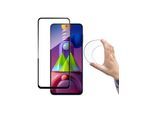 Wozinsky Full Cover Flexi Nano Glass Film Tempered Glass with Frame Samsung Galaxy M51 Black