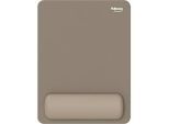 Fellowes Mauspad Breyta XL, mit Handgelenkauflage und Microban®-Schutz, Gummi, L 280 x B 210 x H 17,5 mm, sandbeige
