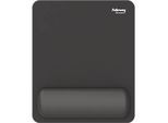 Fellowes Mauspad Breyta, mit Handgelenkauflage und Microban®-Schutz, Gummi, B 200 x T 240 x H 17,5 mm, schwarz