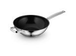 WMF Wokpfanne Durado, Edelstahl, Metall, backofengeeignet, rostfrei, antihaftbeschichtet, Kochen, Pfannen, Woks
