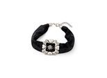 Kette mit Anhänger ALLGÄU REBELL "Anette", Damen, Gr. onesize, Metall, schwarz, Basic, Halsketten, mit Metallverzierungen