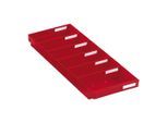Kappes Regalkasten Mod. 520 rot 500 x 240 x 65 mm für 5 Trennplatten (6632.00.3151)