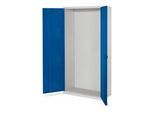 Kappes Systemschrank Leergehäuse Serie 400 RAL 7035/5010 Vollblechtüren (1250.00.1016)