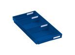 Kappes Regalkasten Mod. 420 blau 400 x 240 x 65 mm für 4 Trennplatten (6631.00.3150)