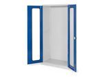 Kappes Systemschrank Leergehäuse Serie 500 RAL 7035/5010 Sichtfenstertüren (1251.00.5016)