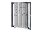 Kappes Vertikalschrank RasterPlan Mod. 83 RAL 7035/7016 Sichtfenstertür mit Ausstattung (1464.01.5024)