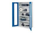 Kappes Schwerlastschrank OMT Mod. 41 RAL 7035/5010 Sichtfenstertüren (1462.02.5016)