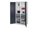 Kappes Schwerlastschrank MMT Mod. 55 RAL 7035/7016 Türen innen Lochplatten (1463.10.3024)