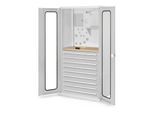 Kappes Schubladenschrank RasterPlan RAL 7035 Mod. 37 Sichtfenstertüren (1460.07.5013)