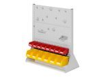 Kappes Stellwand RasterPlan Gr. 3 doppelseitig RAL 7035 mit Ausstattung 2 (7007.01.2213)