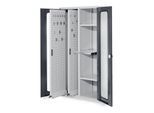 Kappes Vertikalschrank RasterPlan Mod. 84 RAL 7035/7016 Sichtfenstertür mit Ausstattung (1465.04.5024)
