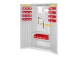 Kappes Werkzeugschrank RasterPlan Mod. 5 T410 mm RAL 7035 Türen innen Schlitzplatten (1352.01.4013)