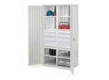 Kappes Schwerlastschrank MMT Mod. 54 RAL 7035 Türen innen Schlitzplatten (1463.08.4013)