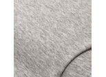 Sweatstoff Uni, grau meliert