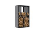 Westmann Kaminholzregal Castra B Anthrazit 50x95x160cm