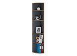 VCM Holzregal stehend platzsparendes Eckregal Maße Bücherregal ca. H. 183 x B. 33 x T. 33 cm elegantes Regal Büroregal – Salia 5fach