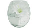 WC-Sitz SANILO "Good Feeling", weiß, B:37,7cm L:47cm, MDF - Mitteldichte Holzfaserplatte, WC-Sitze