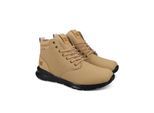 Stiefel DC SHOES "Mason 2", Herren, Gr. 9(42), tan, schwarz, Obermaterial: Leder [Kuh] / Futter: Textil / Außensohle: Gummi., Schuhe Stiefel