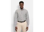 Businesshemd OLYMP "OLYMP Level Five 24/Seven, body fit, Modern Kent", Herren, Gr. 40, Normaler Arm, natur, 64% Baumwolle, 27% Polyester, 9% Elasthan, Hemden