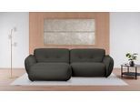 Ecksofa BETYPE "Be Fluffy Mega Sofa, bequem, viel Platz, Breite 289cm, L-Form", grau (anthracit), B:289cm H:87cm T:184cm, 100% Polyester, Sofas, Ecksofa, Softes Sitzgefühl, moderne Kedernaht, hochwertiger Bezug