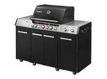 Gasgrill ENDERS "UNIQ PRO 3 IK KITCHEN CRUSTER", grau (schwarz, edelstahlfarben), B:150,5cm H:120,6cm T:66,5cm, Grills, Outdoorküche, BxH: 150,5x120,6 cm