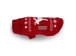Wolters Strickpullover Elch Mops & Co. Hundezubehör weiß/ rot 30 cm