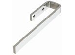 Dieter Knoll Handtuchhalter, Chrom, Metall, eckig, 6.5x3x32 cm, Goldenes M, Badaccessoires, Duschzubehör, Handtuchhalter
