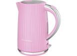 Russell Hobbs Wasserkocher Wasserkocher, Hellrosa, Kunststoff, 1,7 L, 16x25x22.5 cm, Grüner Punkt, kabellos, automatische Abschaltung, 360°-Sockel, weit aufklappbarer Deckel, herausnehmbarer Filter, Beleuchtung, Küchengeräte, Wasserkocher