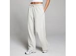 MP Damen Lightweight Loopback Straight Leg Jogginghose - Grau Meliert - XXL